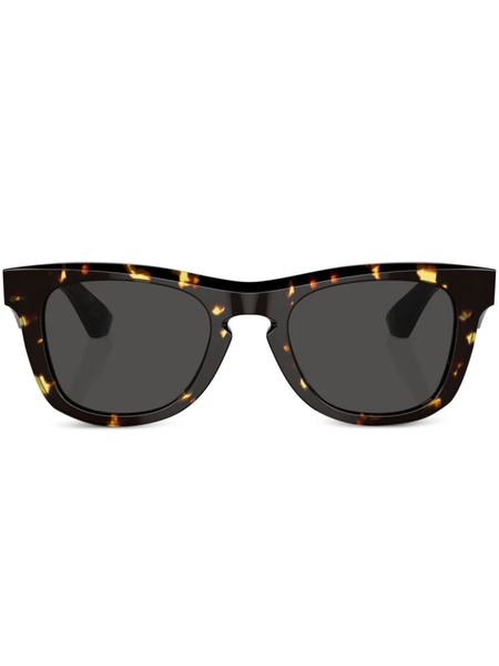  Burberry Eyewear Tortoiseshell-effect Square-frame Sunglasses - Brown 