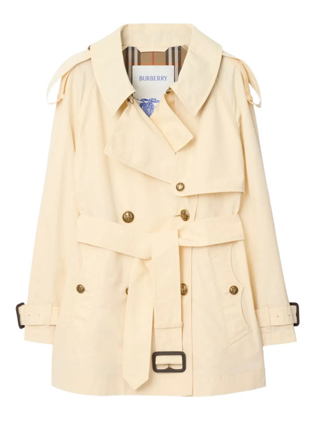  Burberry Fitzrovia Belted Double-breasted Trench Coat - Neutrals 