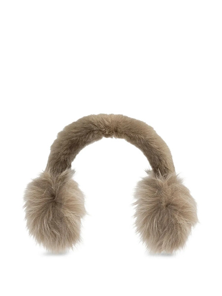  Burberry Fur Earmuffs - Brown 
