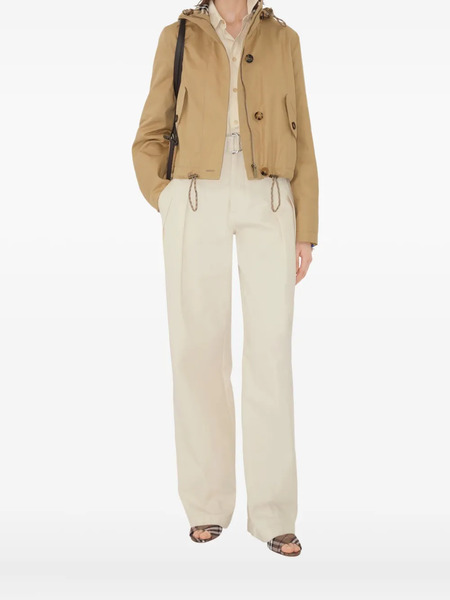  Burberry Gabardine Jacket - Neutrals 