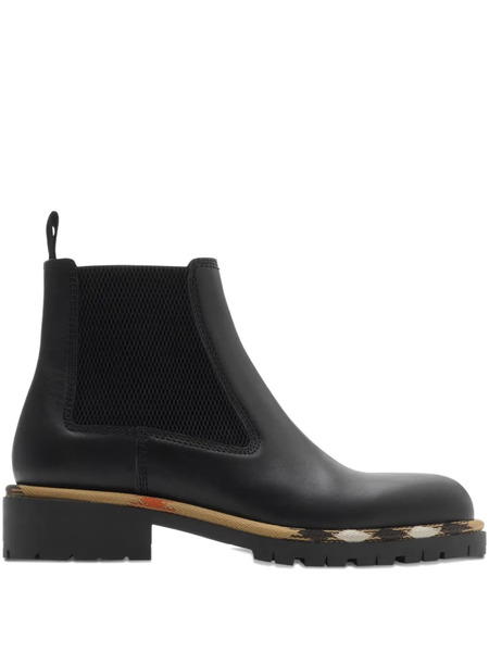 Burberry Gravel Chelsea Boots - Black 