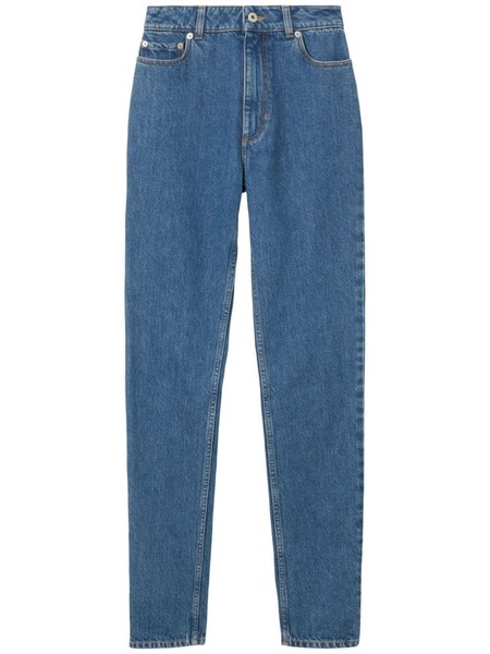  Burberry High-waisted Slim-fit Jeans - Blue 