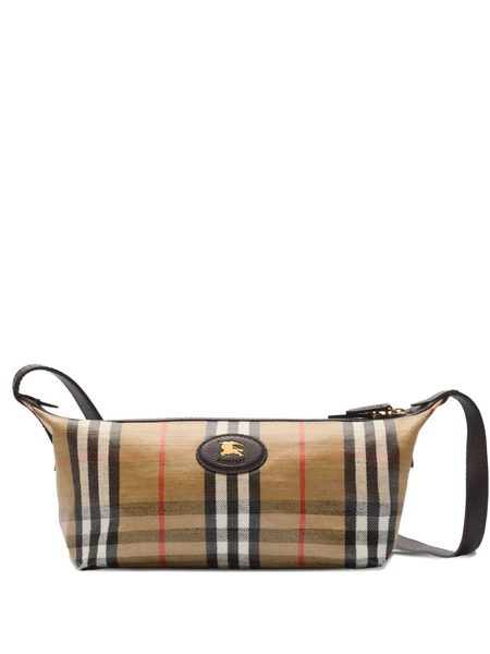  Burberry Highlands Checked Messenger Bag - Neutrals 