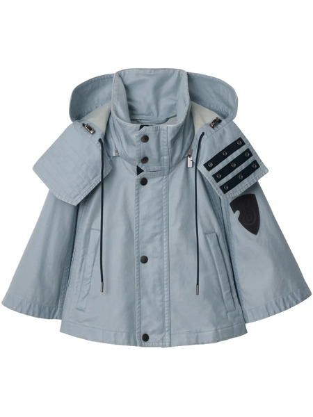  Burberry Hooded Cape - Blue 