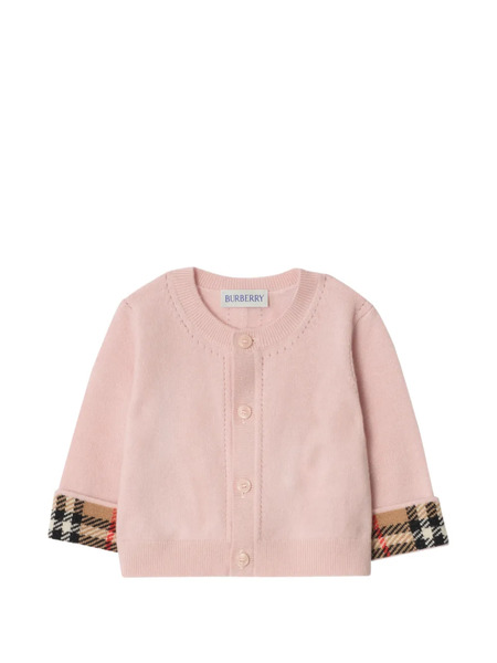  Burberry Kids Cashmere Two-piece Baby Gift Set - Pink 