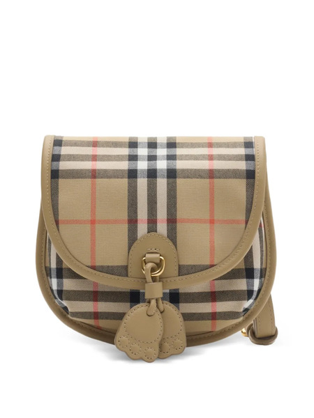  Burberry Kids Check Cross Body Bag - Neutrals 