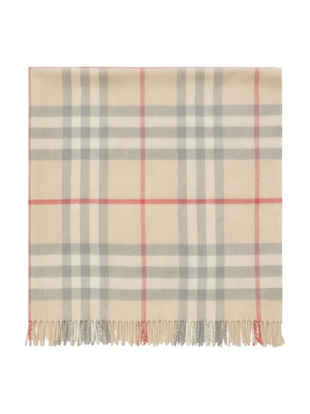  Burberry Kids Check Pattern Baby Blanket - Neutrals 