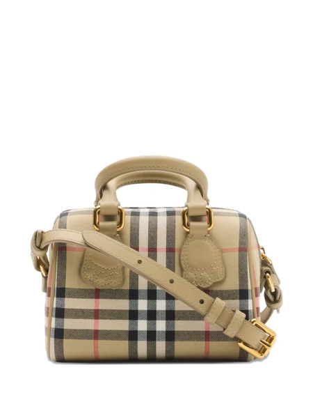  Burberry Kids Check-pattern Shoulder Bag - Neutrals 