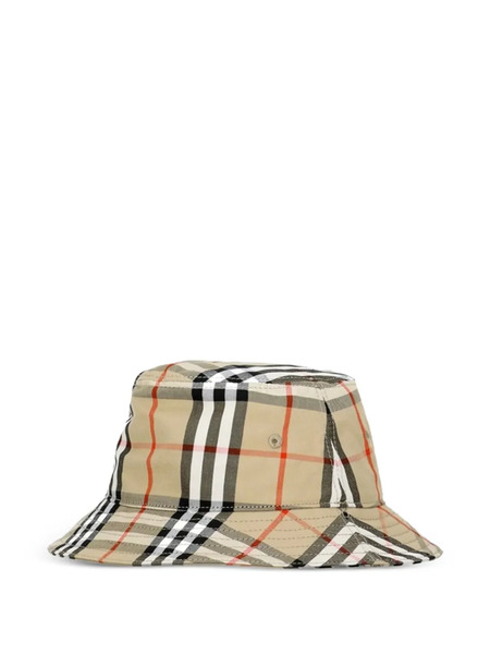  Burberry Kids Check-pattern Sun Hat - Neutrals 
