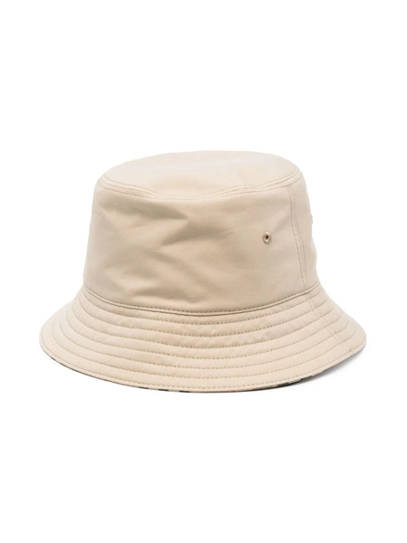  Burberry Kids Check-print Reversible Bucket Hat - Brown 