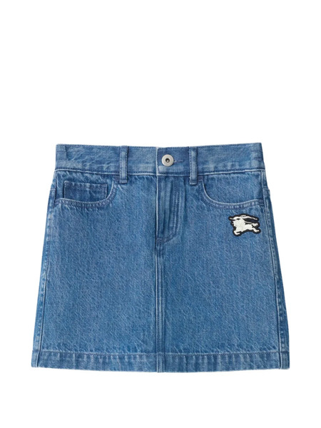 Burberry Kids Denim Skirt - Blue 