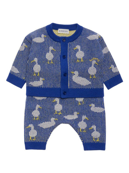  Burberry Kids Duck Two-piece Set - Blue 