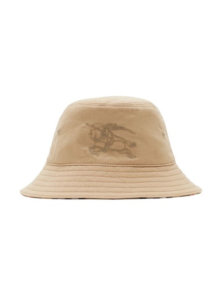  Burberry Kids Reversible Cotton Bucket Hat - Neutrals 