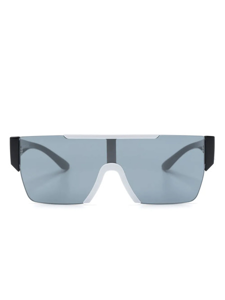  Burberry Kids Shield-frame Tinted Sunglasses - Black 