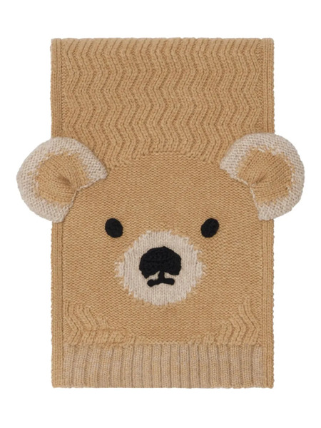  Burberry Kids Wool Scarf - Neutrals 