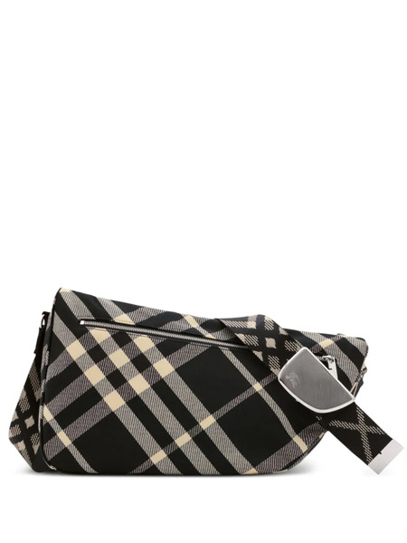  Burberry Large Shield Messenger Bag - Black 