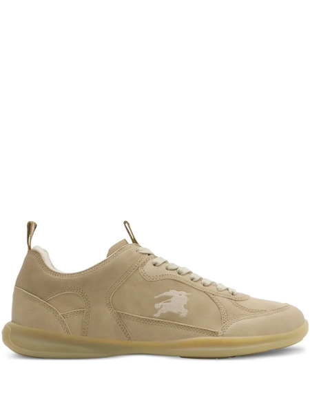  Burberry Leather Matrix Sneakers - Neutrals 