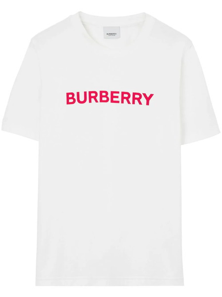  Burberry Logo-print Cotton T-shirt - White 