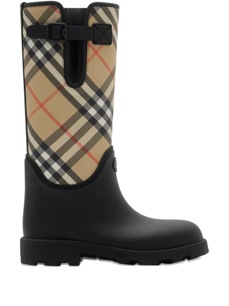  Burberry Marsh Stamp Knee-high Boots - Black 