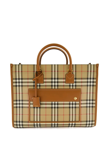  Burberry Medium Freya Tote Bag - Brown 