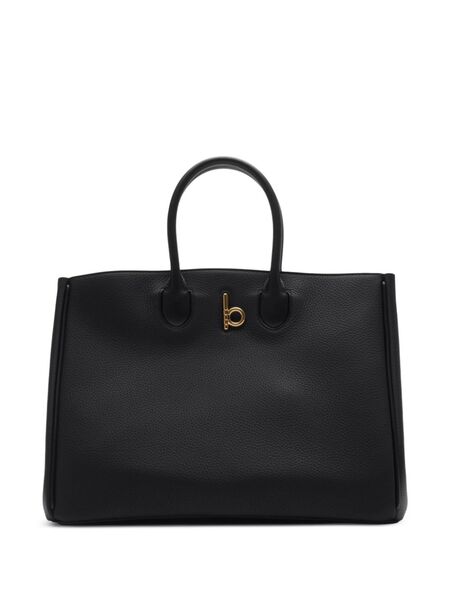  Burberry Medium Rocking Horse Tote Bag - Black 