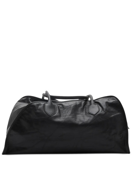  Burberry Medium Shield Leather Duffle Bag - Black 