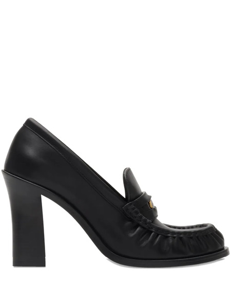  Burberry 85mm Cadet Loafers - Black 