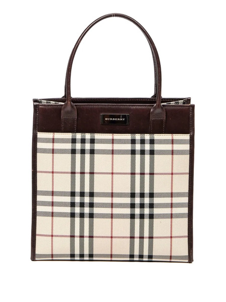  Burberry Pre-owned Nova Check Tote Bag - Neutrals 