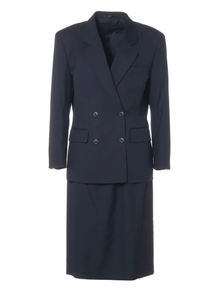  Burberry Pre-owned 1990-2000s Double-breasted Suit - Blue 