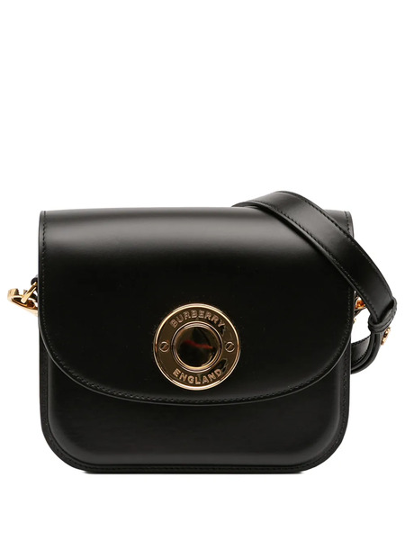  Burberry Pre-owned 2023-2025 Small Leather Elizabeth Crossbody Bag - Black 