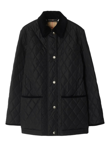 Burberry Quilted Jacket - Black 