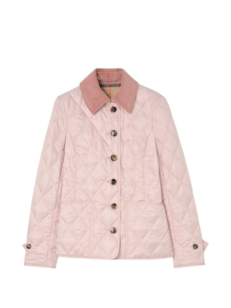  Burberry Quilted Jacket - Pink 