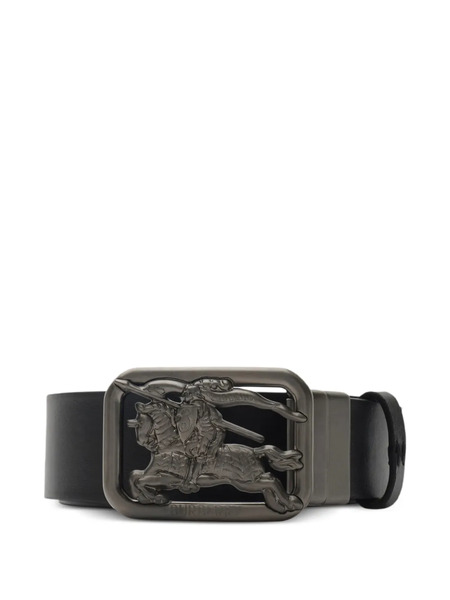  Burberry Reversible Check Rider Belt - Black 