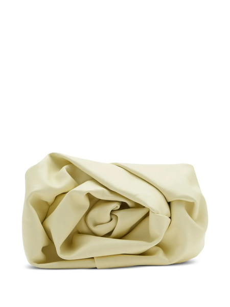  Burberry Rose Leather Clutch Bag - Neutrals 