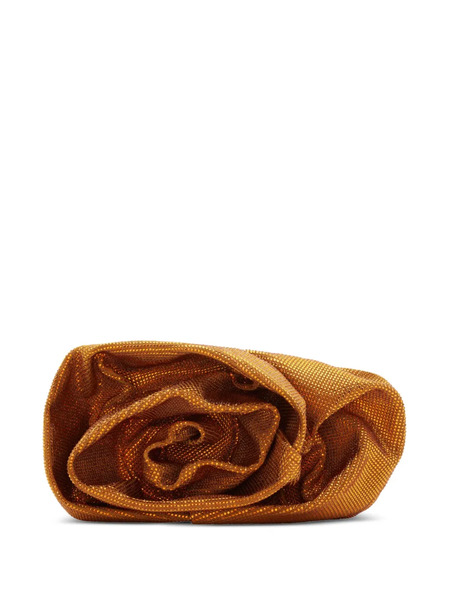  Burberry Rose Leather Clutch - Orange 