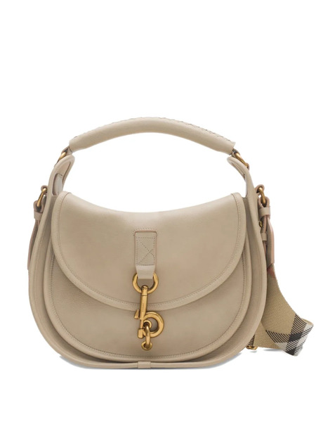 Burberry Small B Clip Messenger Bag - Neutrals 