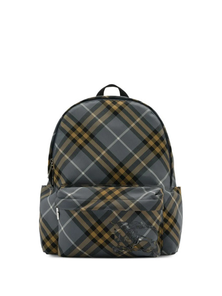  Burberry Small Check Backpack - Grey 