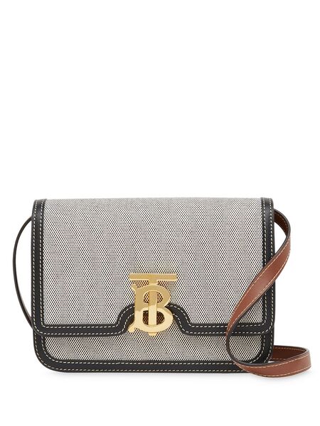  Burberry Small Tri-tone Tb Bag - Black 