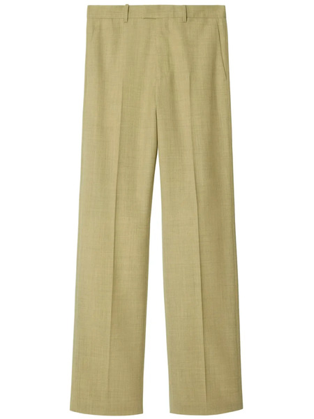  Burberry Straight-leg Tailored Wool Trousers - Neutrals 