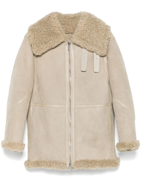  Burberry Suede Jacket - Neutrals 