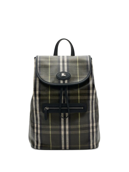  Burberry Tartan-pattern Backpack - Green 