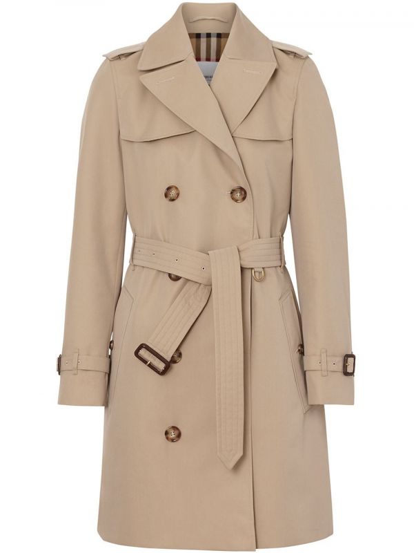  Burberry The Short Islington Trench Coat - Brown 