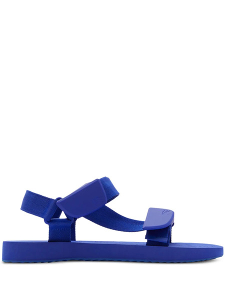  Burberry Trek Flat Sandals - Blue 