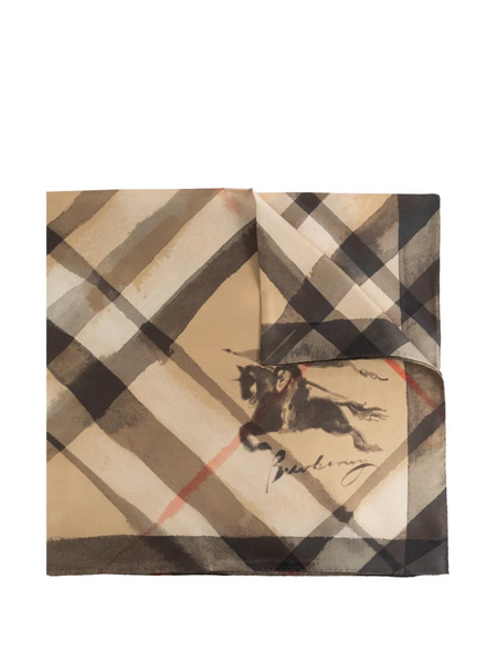  Burberry Watercolour Check Scarf - Neutrals 