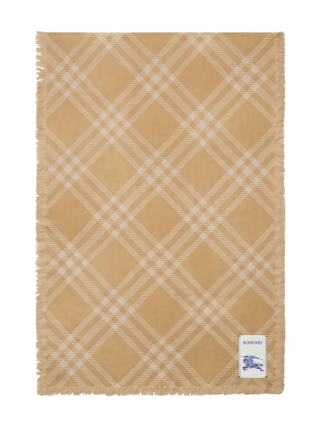  Burberry Wide Check-print Scarf - Neutrals 