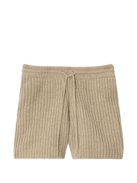  Burberry Wool Cashmere Shorts - Neutrals 