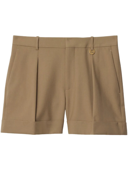  Burberry Wool Shorts - Brown 