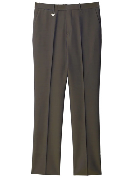  Burberry Wool Tailored Trousers - Brown 