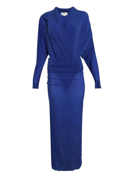  Burc Akyol Draped Maxi Dress - Blue 