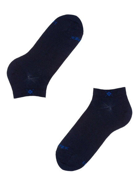  Burlington Logo-print Ankle Socks - Blue 